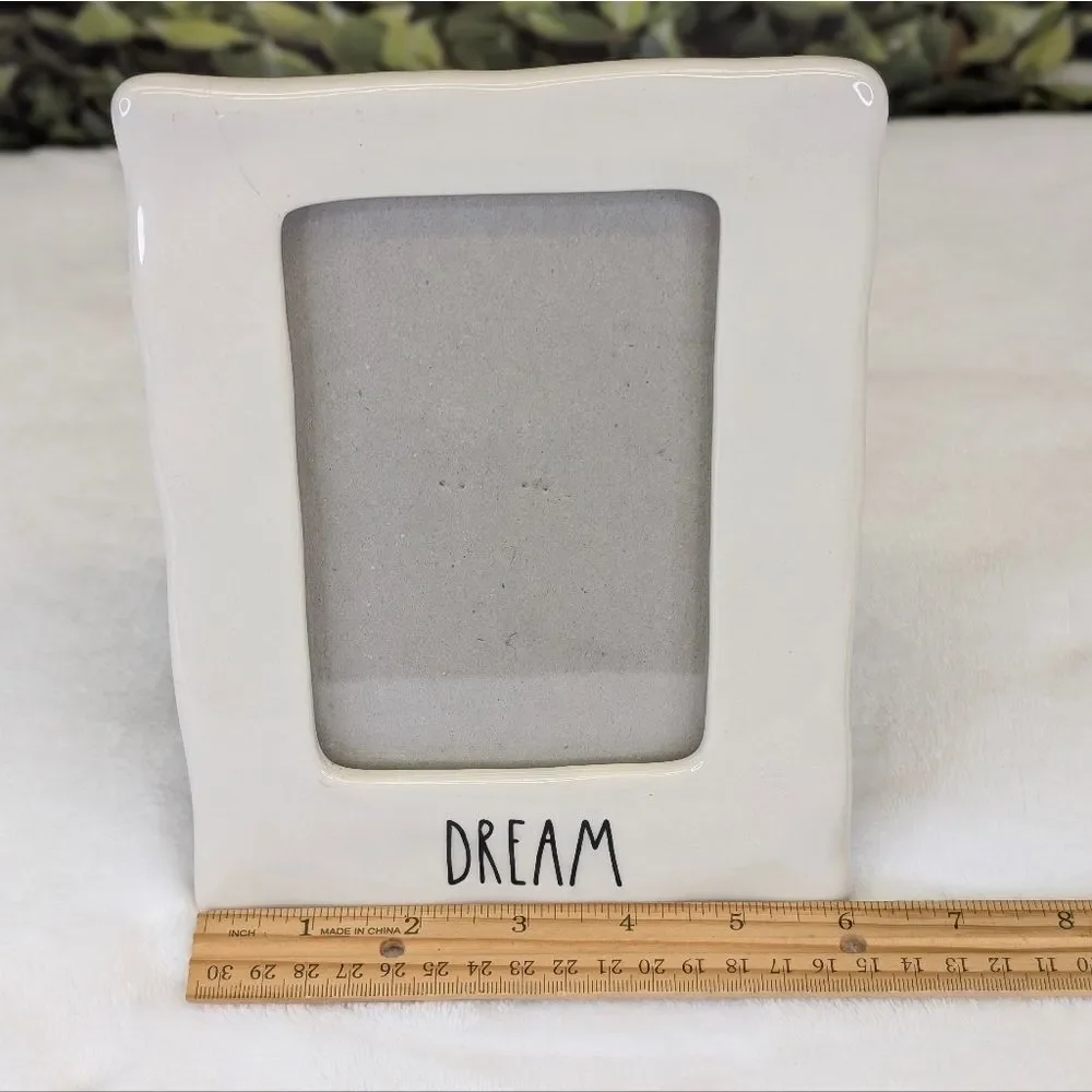 Rae Dunn DREAM Ceramic Photo Frame - 3.5